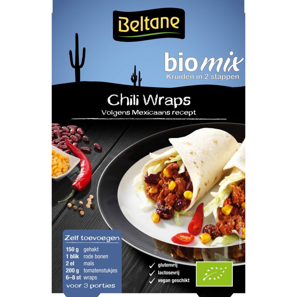 Beltane Chili wraps kruiden bio - Roelvital