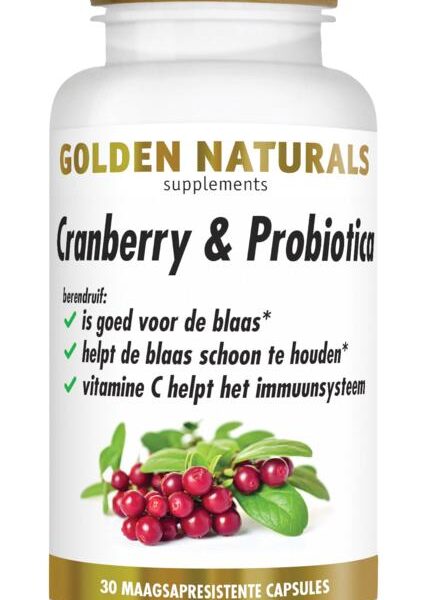 Golden Naturals Cranberry & Probiotica