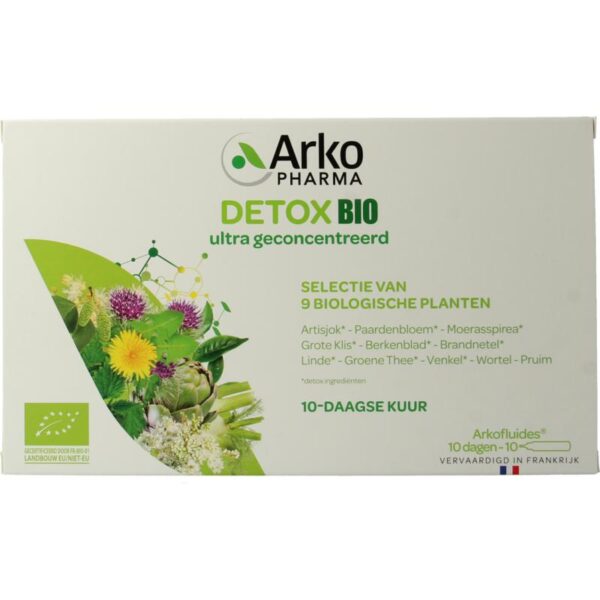 Detox drinkampullen 15 ml bio