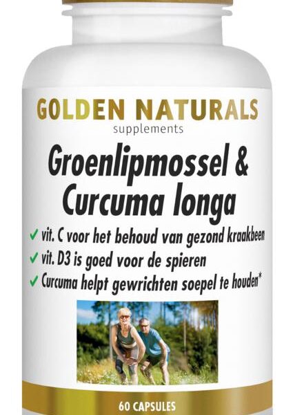 Golden Naturals Groenlipmossel & Curcuma longa