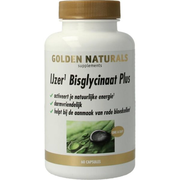 Golden Naturals IJzer Bisglycinaat Plus