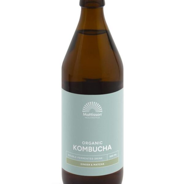 Mattisson Kombucha ginger & matcha bio