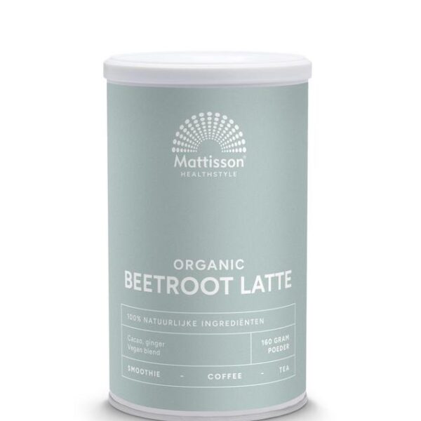 Mattisson Latte beetroot ginger - cacao bio