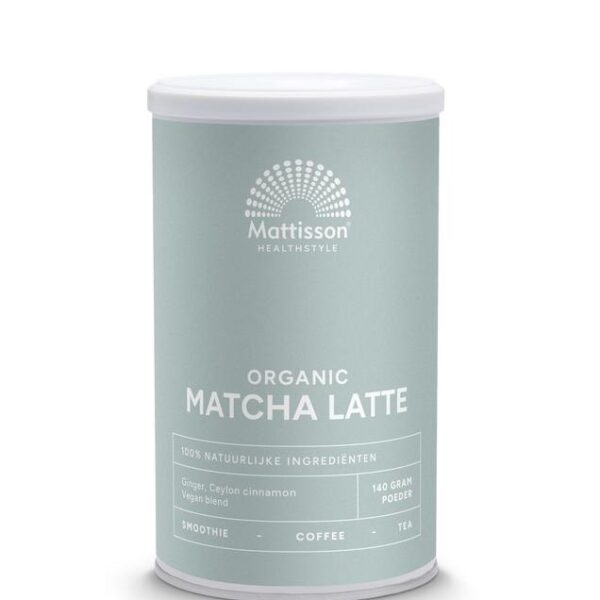 Mattisson Latte matcha ginger - ceylon cinnamon bio
