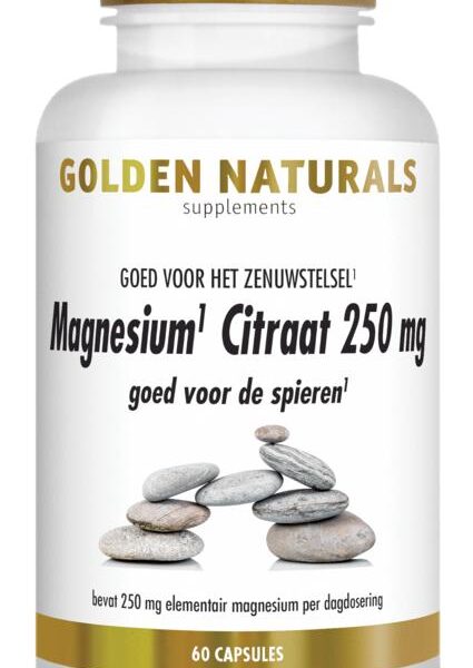 Golden Naturals Magnesium Citraat 250 mg