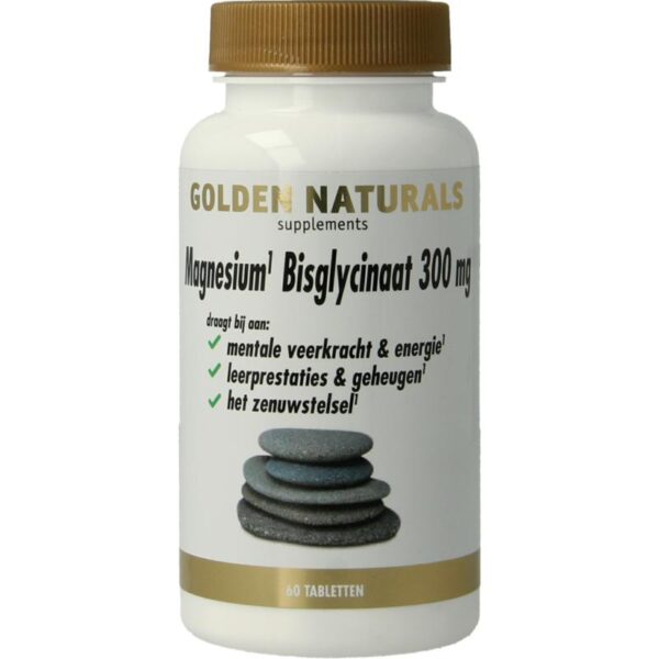 Golden Naturals Magnesium Bisglycinaat 300 mg