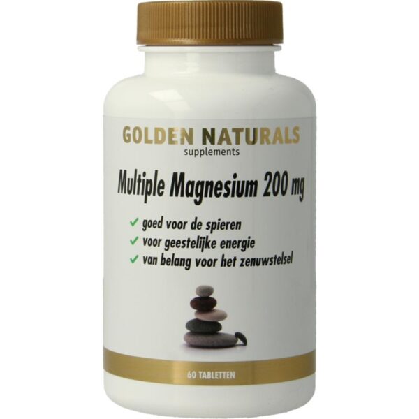 Golden Naturals Multiple Magnesium 200 mg