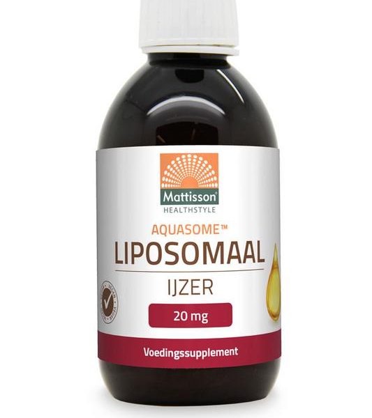 Aquasome liposomaal ijzer 20 mg citrussmaak