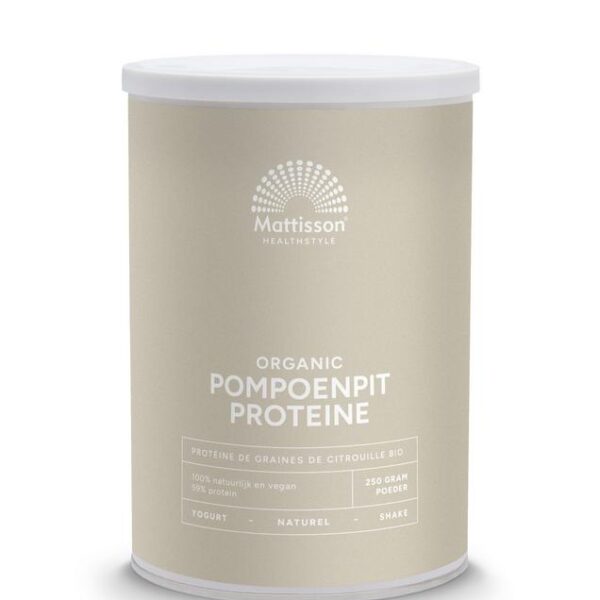 Mattisson Vegan pompoenpit proteine 58% bio