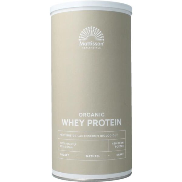 Mattisson Wei Whey proteine naturel 80% bio
