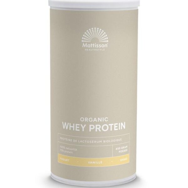 Mattisson Wei Whey proteine vanille 80% bio