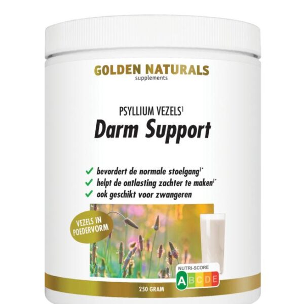 Golden Naturals Darm Support Psylliumvezels